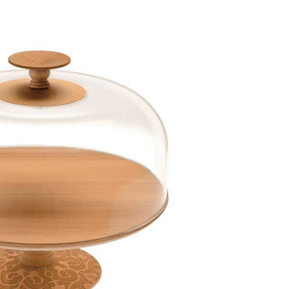 Alessi MW24 Dressed In Wood doomed cover lid transparent - Buy now on ShopDecor - Discover the best products by ALESSI design