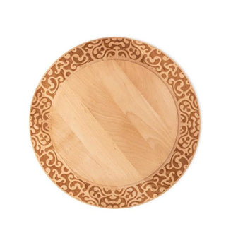 Alessi MW23 Dressed In Wood Cheese plate in beech wood - Buy now on ShopDecor - Discover the best products by ALESSI design
