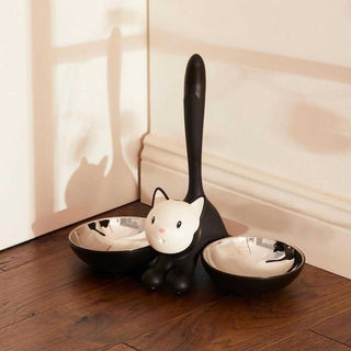 Alessi AMMI09 G Tigrito bowl for cats grey - Buy now on ShopDecor - Discover the best products by ALESSI design