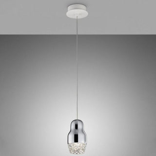 Axolight Fedora 1 suspension lamp by Dima Loginoff Axolight Chrome CR - Buy now on ShopDecor - Discover the best products by AXOLIGHT design