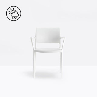 Pedrali Ara 315 outdoor design chair with armrests - Buy now on ShopDecor - Discover the best products by PEDRALI design