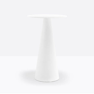 Pedrali Ikon 867 table with solid laminate top diam.70 cm. White - Buy now on ShopDecor - Discover the best products by PEDRALI design