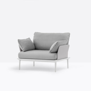 Pedrali Reva armchair with side pillows - Buy now on ShopDecor - Discover the best products by PEDRALI design