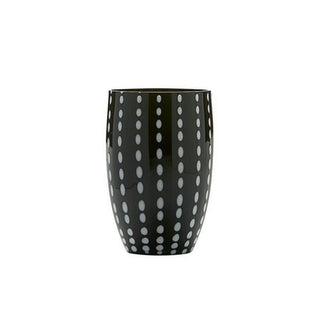 Zafferano Perle tumbler coloured glass Black - Buy now on ShopDecor - Discover the best products by ZAFFERANO design