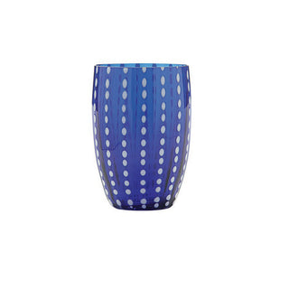 Zafferano Perle tumbler coloured glass Zafferano Blue - Buy now on ShopDecor - Discover the best products by ZAFFERANO design