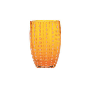 Zafferano Perle tumbler coloured glass Zafferano Orange - Buy now on ShopDecor - Discover the best products by ZAFFERANO design