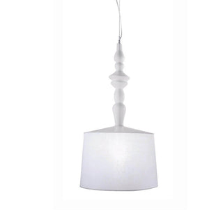 Karman Alì e Babà suspension lamp diam. 50 cm. Karman White linen - Buy now on ShopDecor - Discover the best products by KARMAN design