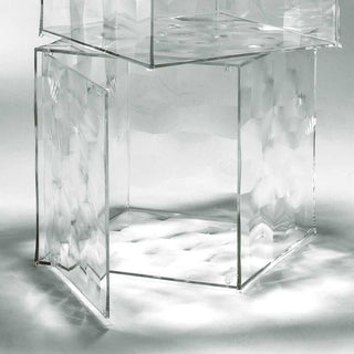 Kartell Optic cube-shaped container with door - Buy now on ShopDecor - Discover the best products by KARTELL design