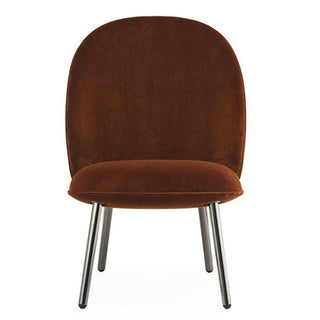 Normann Copenhagen Ace lounge chair full upholstery velvet with steel structure - Buy now on ShopDecor - Discover the best products by NORMANN COPENHAGEN design
