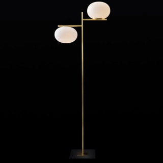 OLuce Alba 383 floor lamp satin brass by Mariana Pellegrino Soto - Buy now on ShopDecor - Discover the best products by OLUCE design
