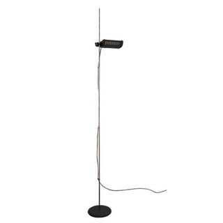 OLuce Colombo 626/L LED floor lamp black/chrome - Buy now on ShopDecor - Discover the best products by OLUCE design