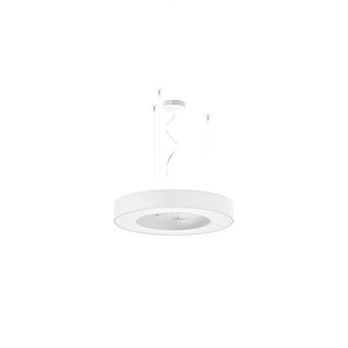 Panzeri Silver Ring suspension lamp LED diam. 50 cm - Buy now on ShopDecor - Discover the best products by PANZERI design
