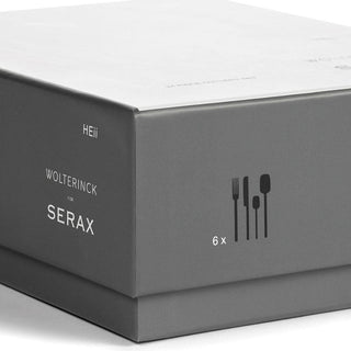 Serax Heii set 24 cutlery steel anthracite - Buy now on ShopDecor - Discover the best products by SERAX design