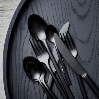 Serax Pure set 24 cutlery black - Buy now on ShopDecor - Discover the best products by SERAX design