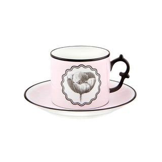 Vista Alegre Herbariae tea cup and saucer pink - Buy now on ShopDecor - Discover the best products by VISTA ALEGRE design
