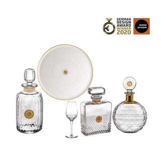 Vista Alegre My Rare Spirits Century whisky decanter with gold decoration - Buy now on ShopDecor - Discover the best products by VISTA ALEGRE design